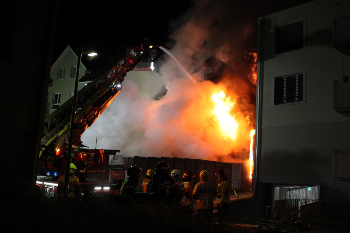 St.Gallen – Neun Verletzte bei Brand eines Mehrfamilienhauses