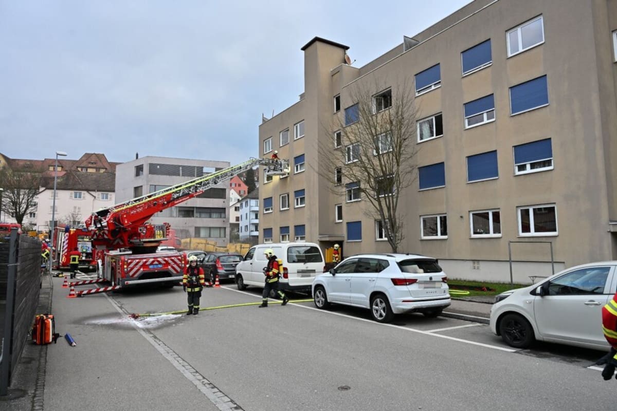 Schaffhausen SH – Brand in einem Wohnhaus