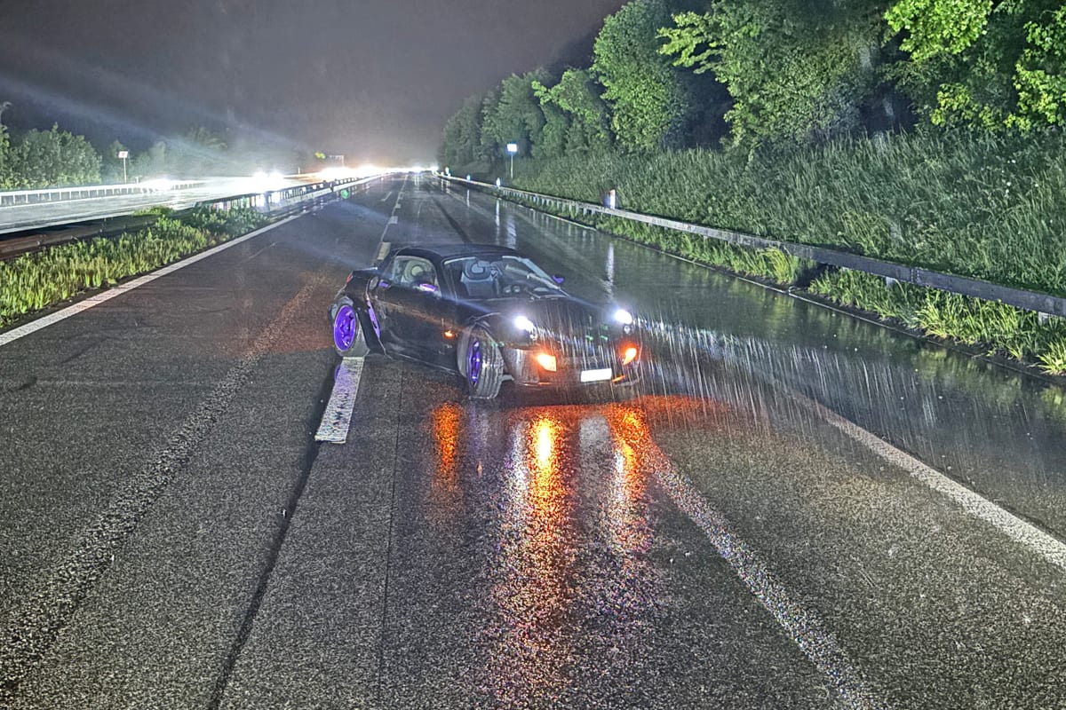Buchrain LU – Lenkerin prallt gegen Leitplanke auf A14