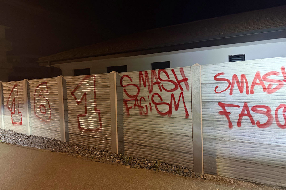 Muhen AG – Sprayereien an Fassaden und Objekten