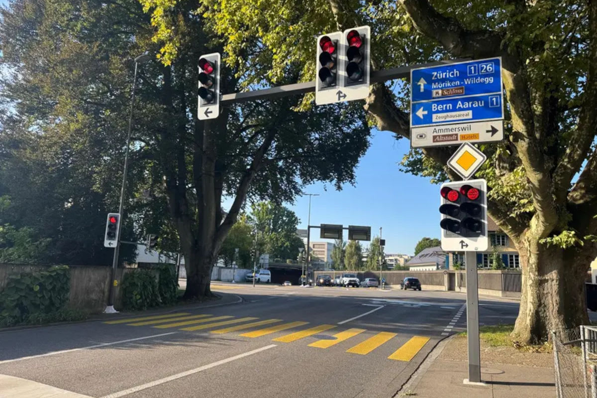 Lenzburg AG – Zwei Wochen Bauarbeiten an Lichtsignalanlage