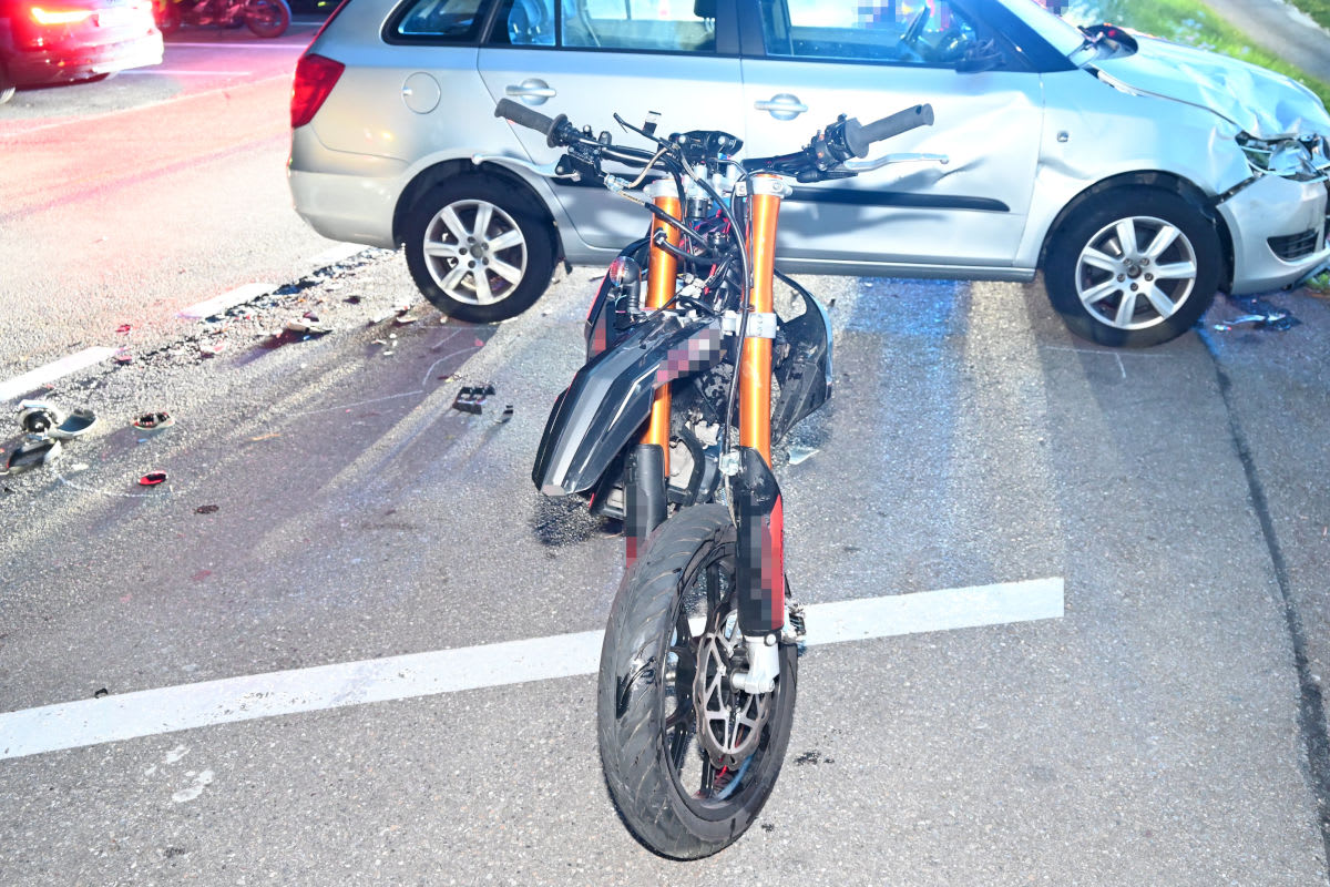 Rorschacherberg SG – Junger Töfffahrer bei Unfall schwer verletzt