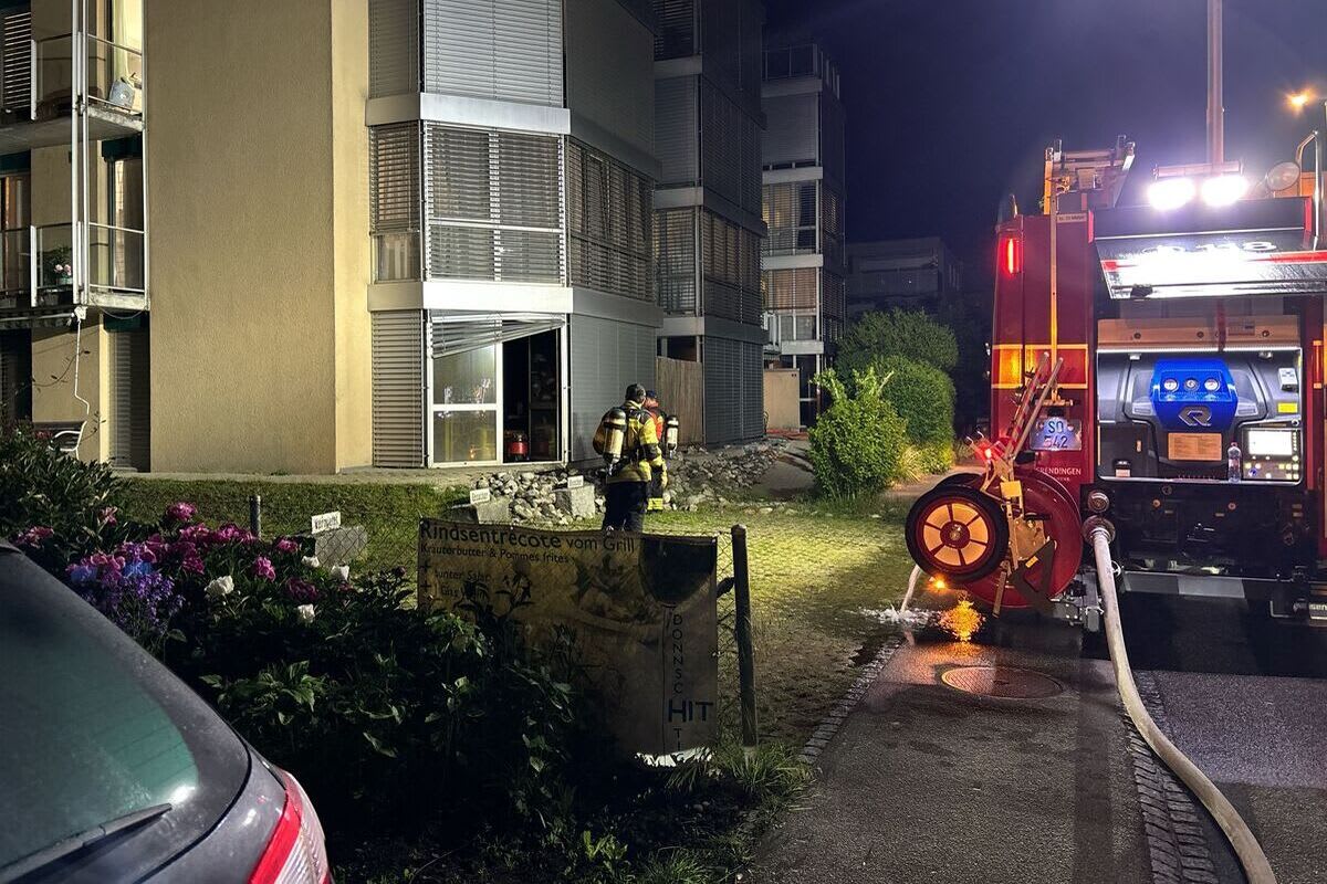 Derendingen SO – Glimmbrand in Mehrfamilienhaus