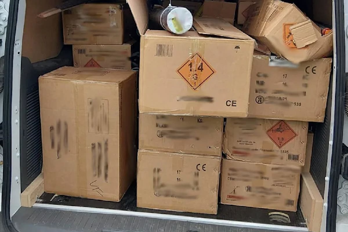 Frankfurt (Oder) BB – Polizei beschlagnahmt über 500 Kilogramm Pyrotechnik