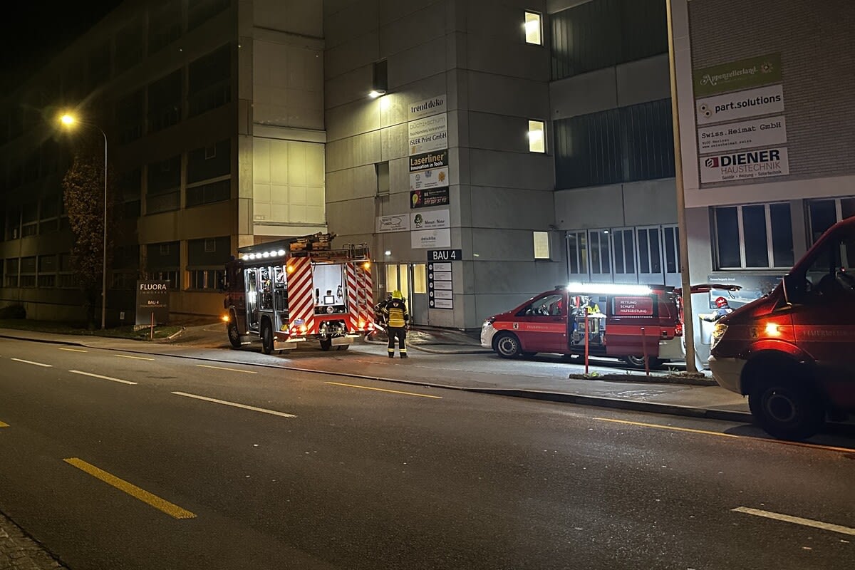 Herisau AR – Feueralarm mitten in der Nacht