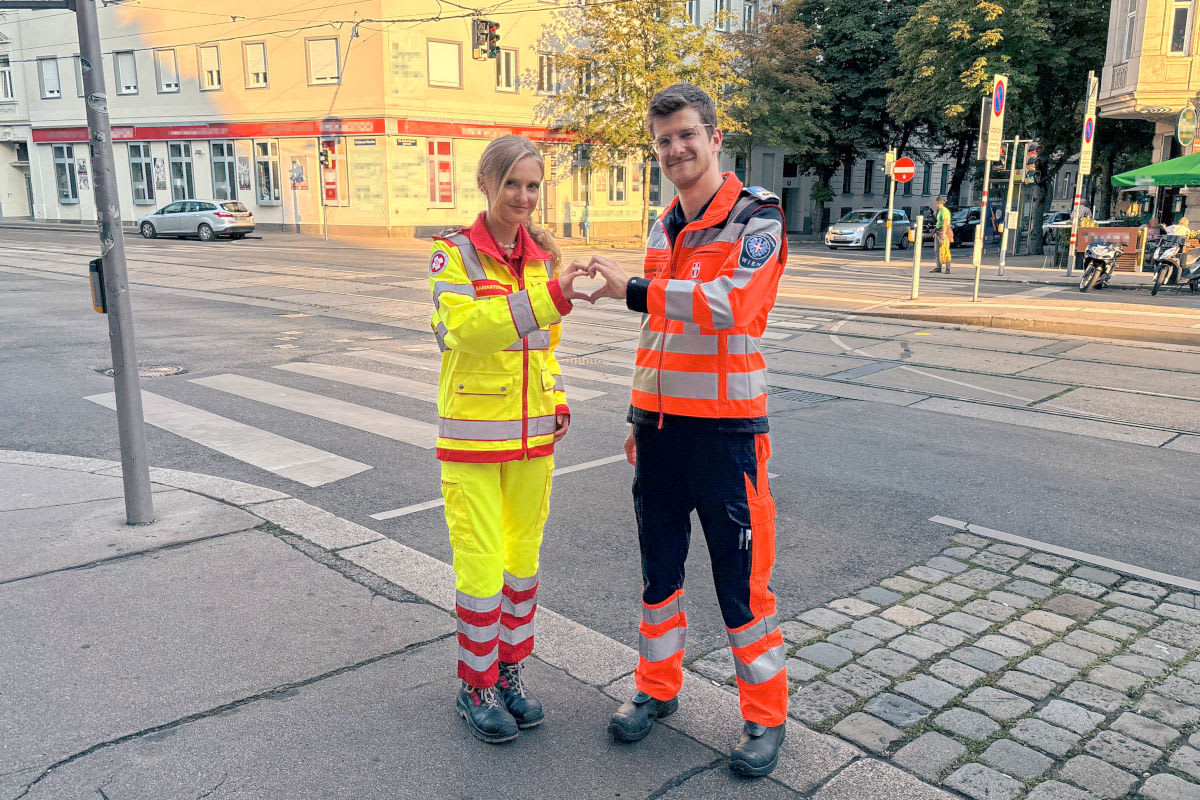 Wien-Penzing – Sanitäter retten Mann nach Herzstillstand