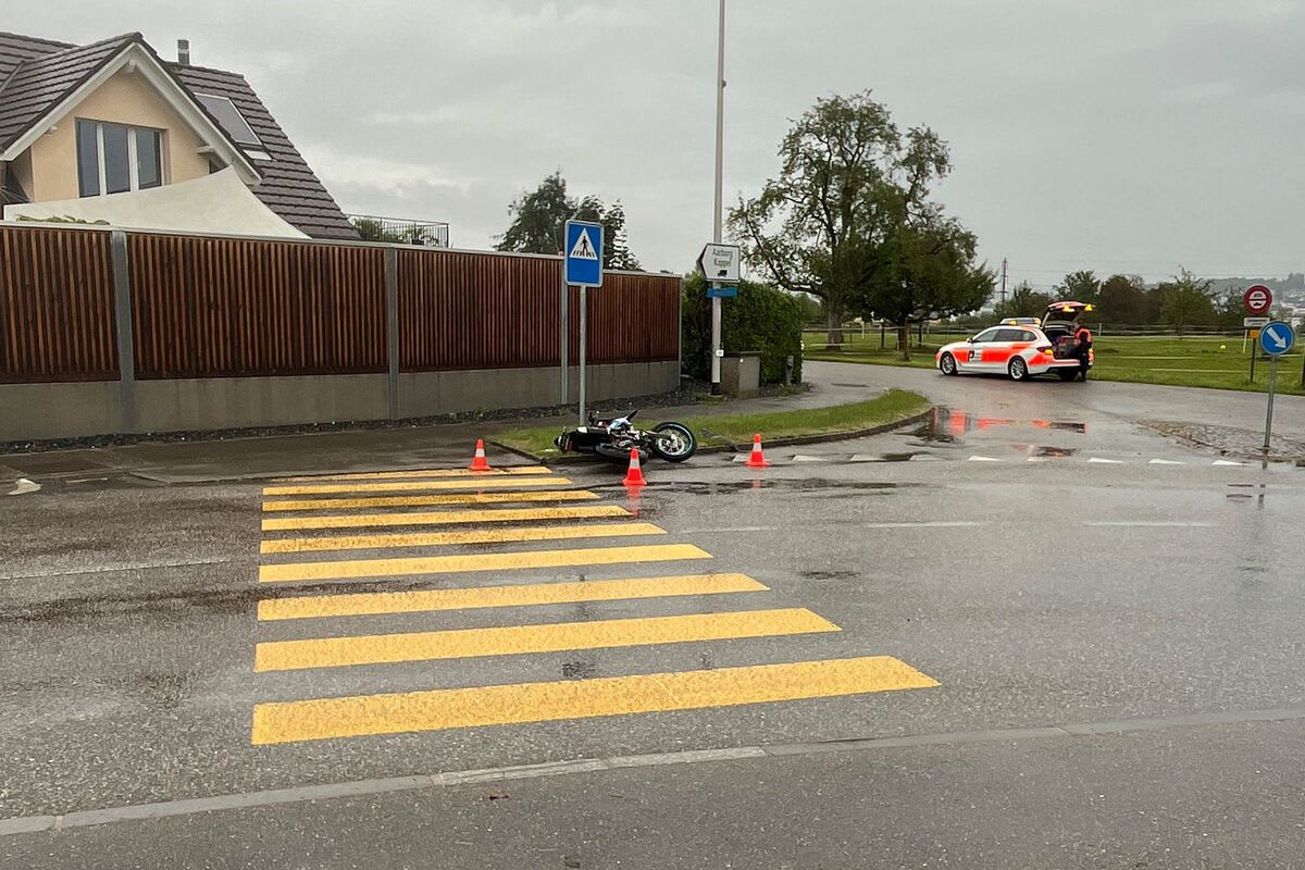 Boningen SO - Rettungshelikopter nach Unfall im Einsatz