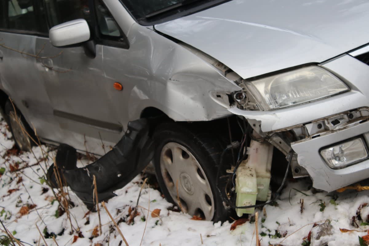Verkehrsunfall in Eggerstanden AI - Totalschaden wegen Griff in Fussraum