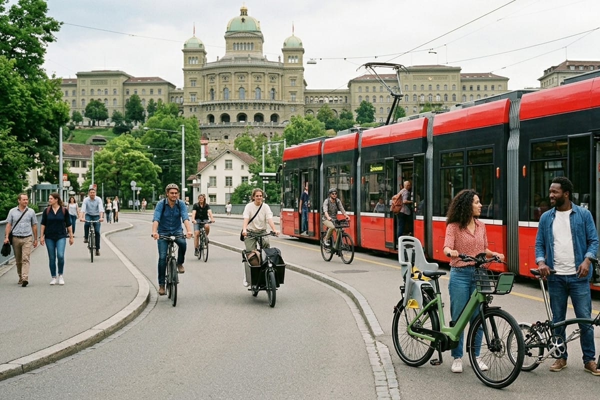 Stadt Bern sucht Teilnehmende für Mobilitäts-Challenge ohne Auto