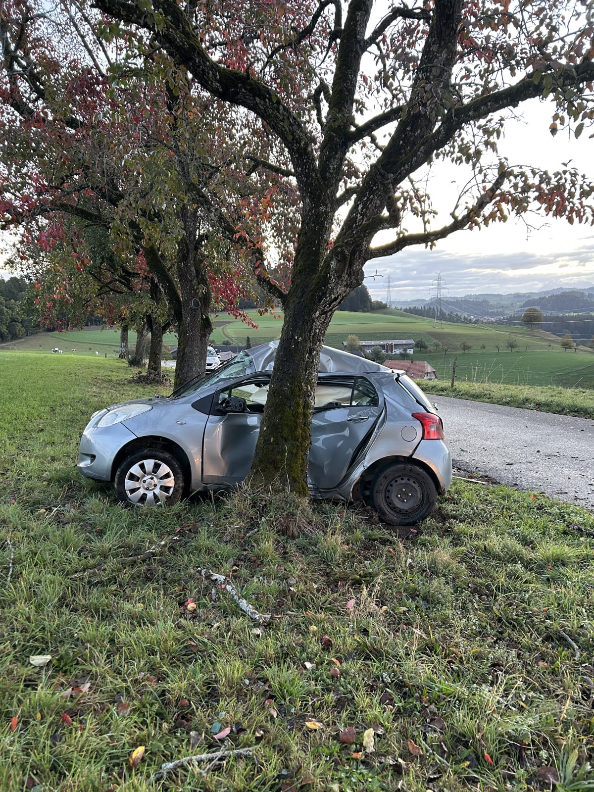 Walterswil BE – Rega nach Unfall im Einsatz