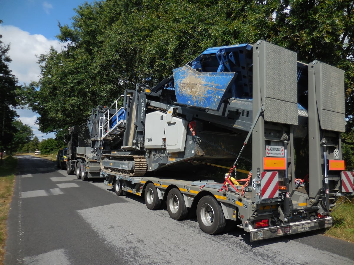 Wietmarschen – Zweimal Schwertransport ohne Genehmigung gestoppt