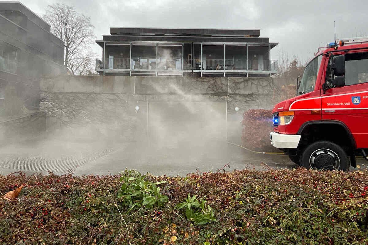 Starrkirch-Wil SO – Fahrzeugbrand in Tiefgarage