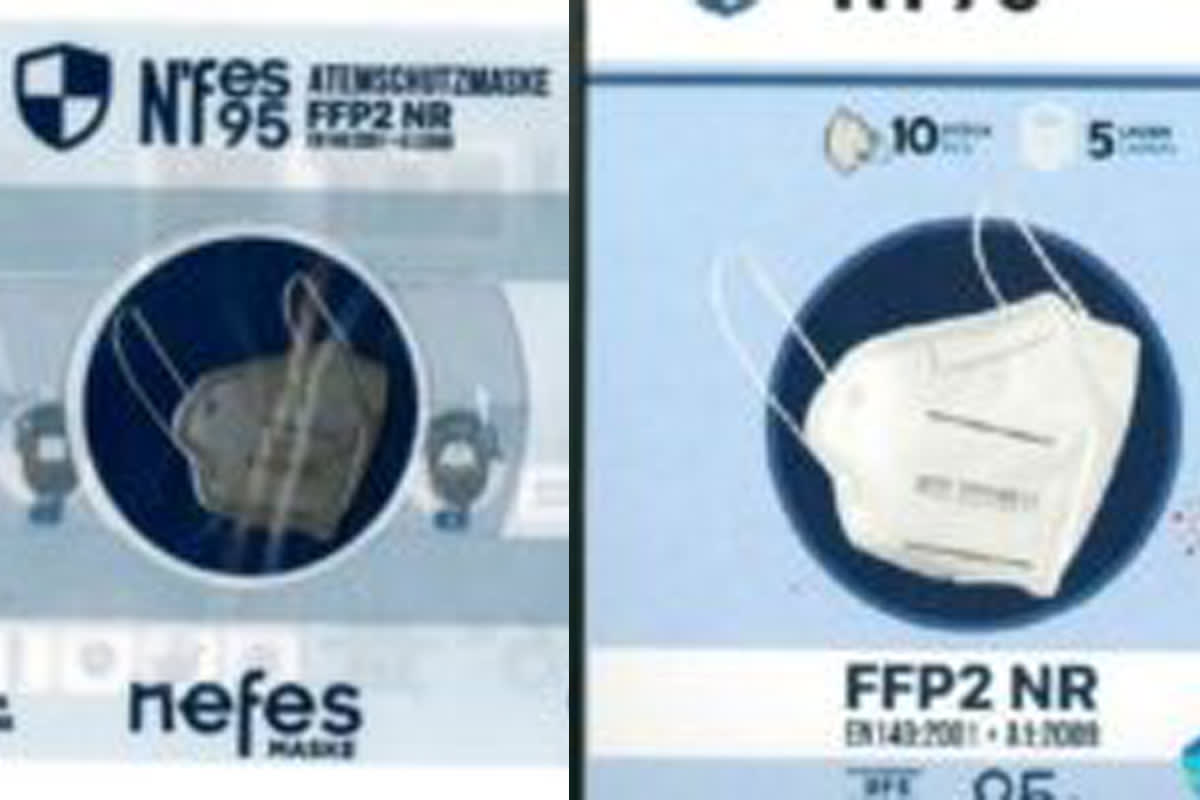 Warnung vor FFP2-Masken - Diese Masken bieten keinen ausreichenden Schutz vor dem Coronavirus