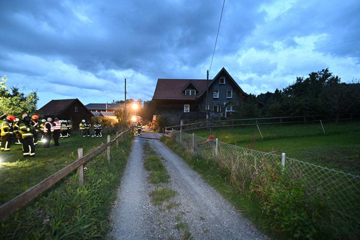 Heiden AR – Brand in Einfamilienhaus ausgebrochen