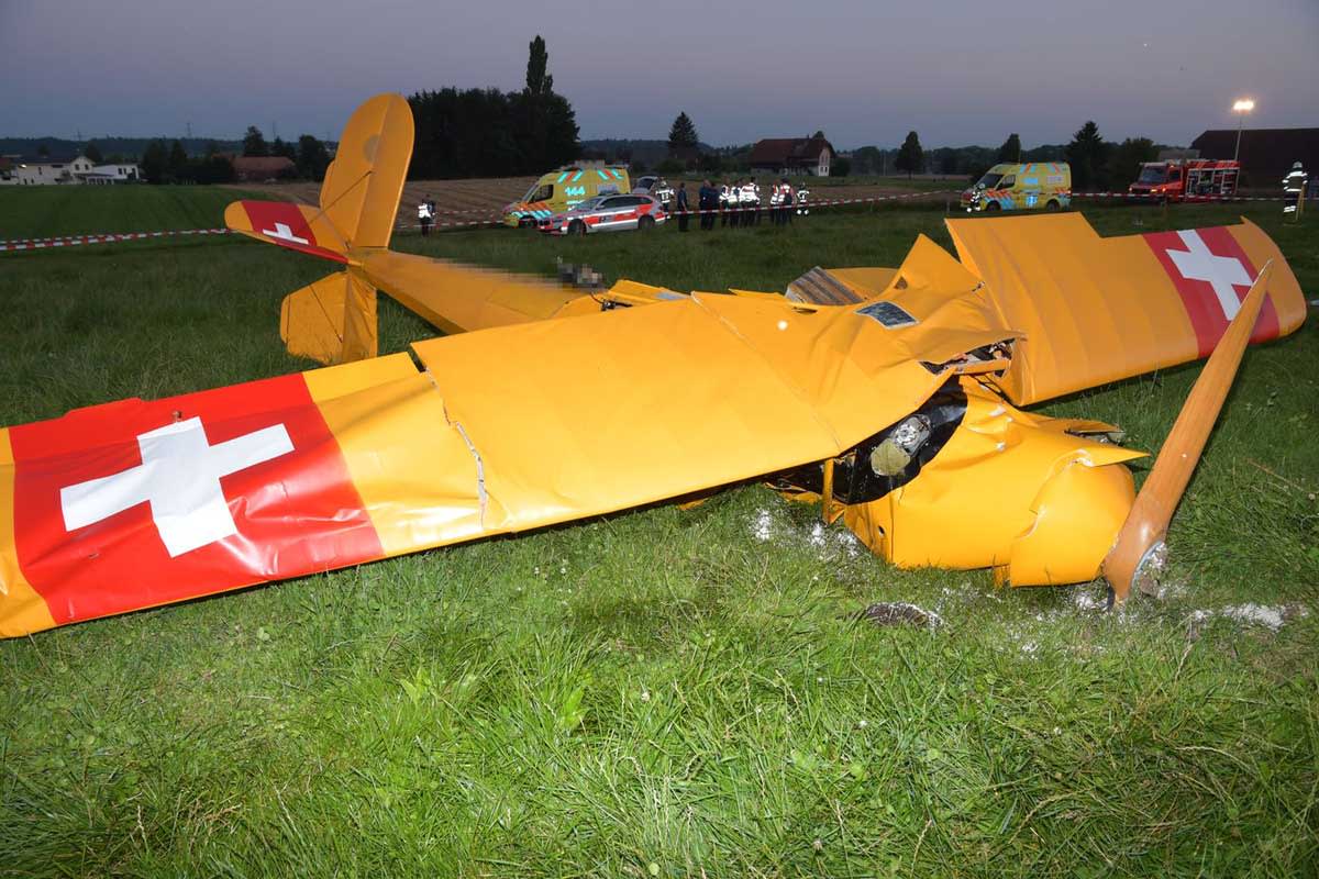 Tragödie in Subingen SO – Eine Person verletzt und eine zweite Person auf der Unfallstelle verstorben