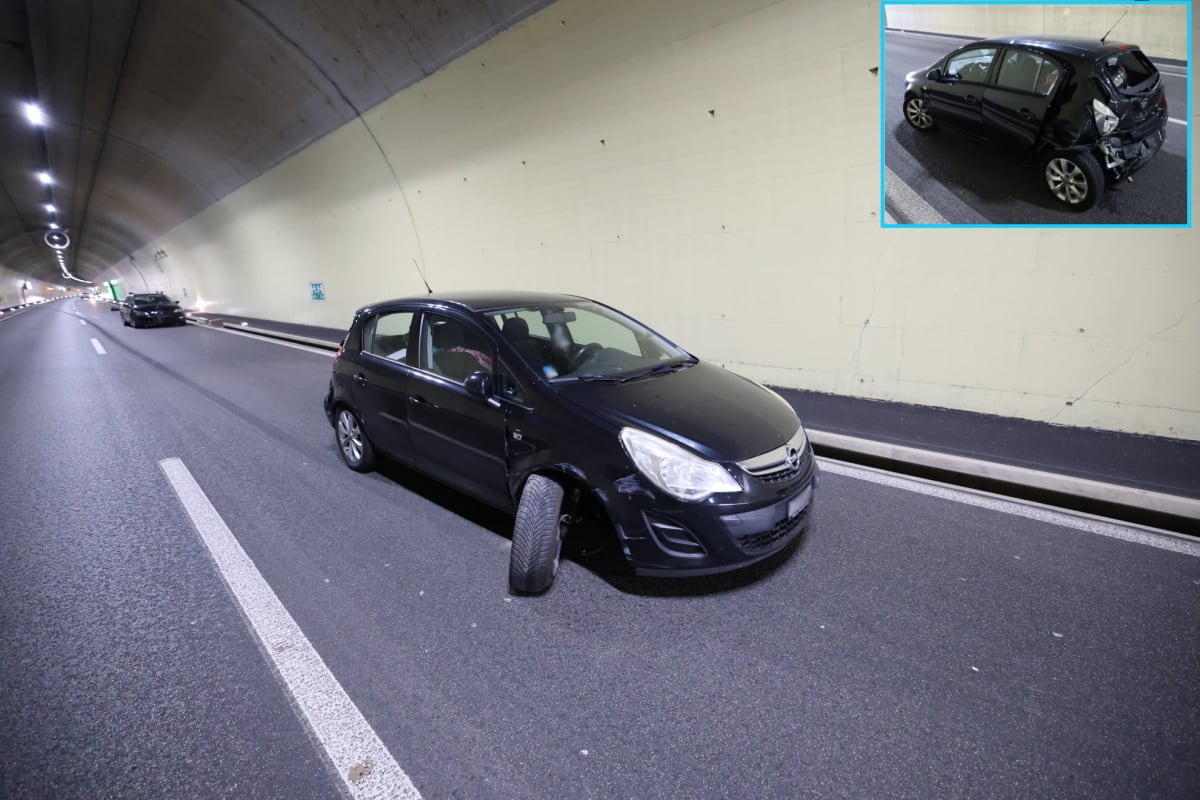 A16 Develier JU – Sekundenschlaf endet mit schwerem Unfall