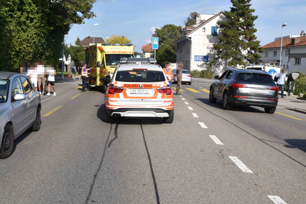 Grenchen SO - Kleinkind auf Fussgängerstreifen von Auto erfasst und verletzt