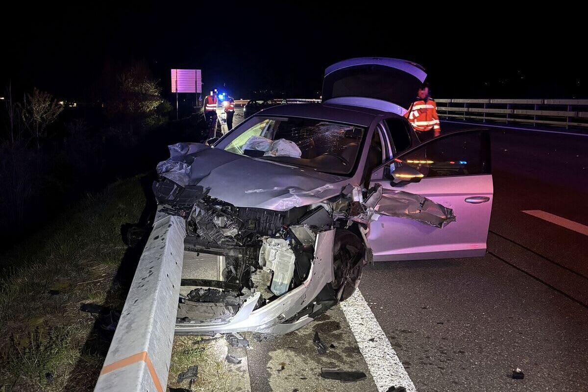 Niederurnen GL – Zwei Verletzte bei Unfall auf A3