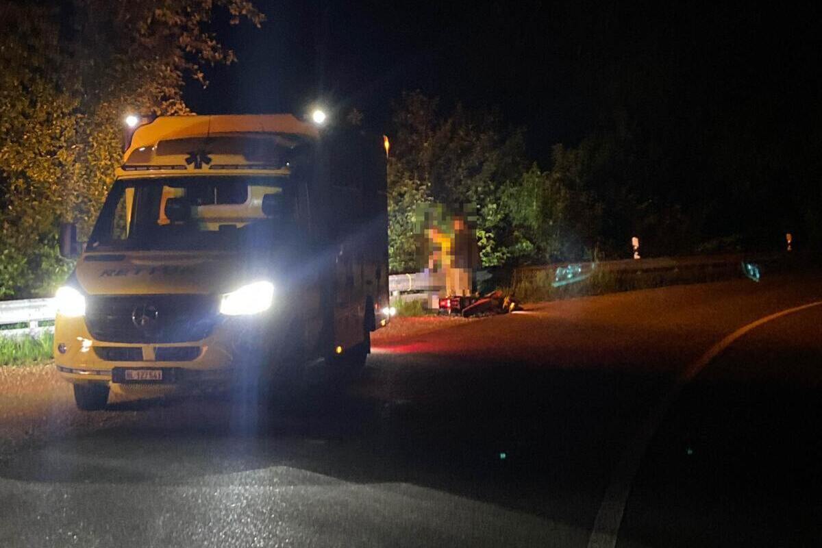 Metzerlen SO - Motorradfahrer bei Unfall erheblich verletzt