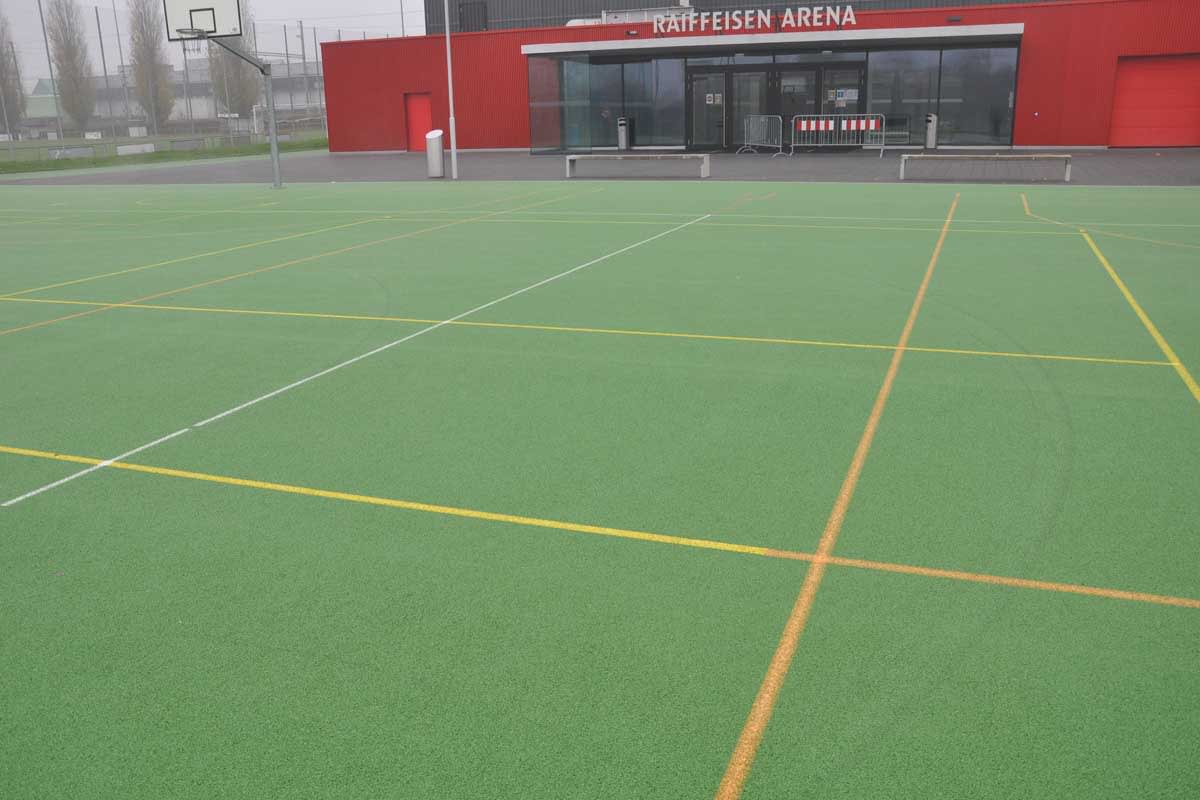Zeugenaufruf in Hägendorf SO - Unbekannte beschädigen Hartgummibelag