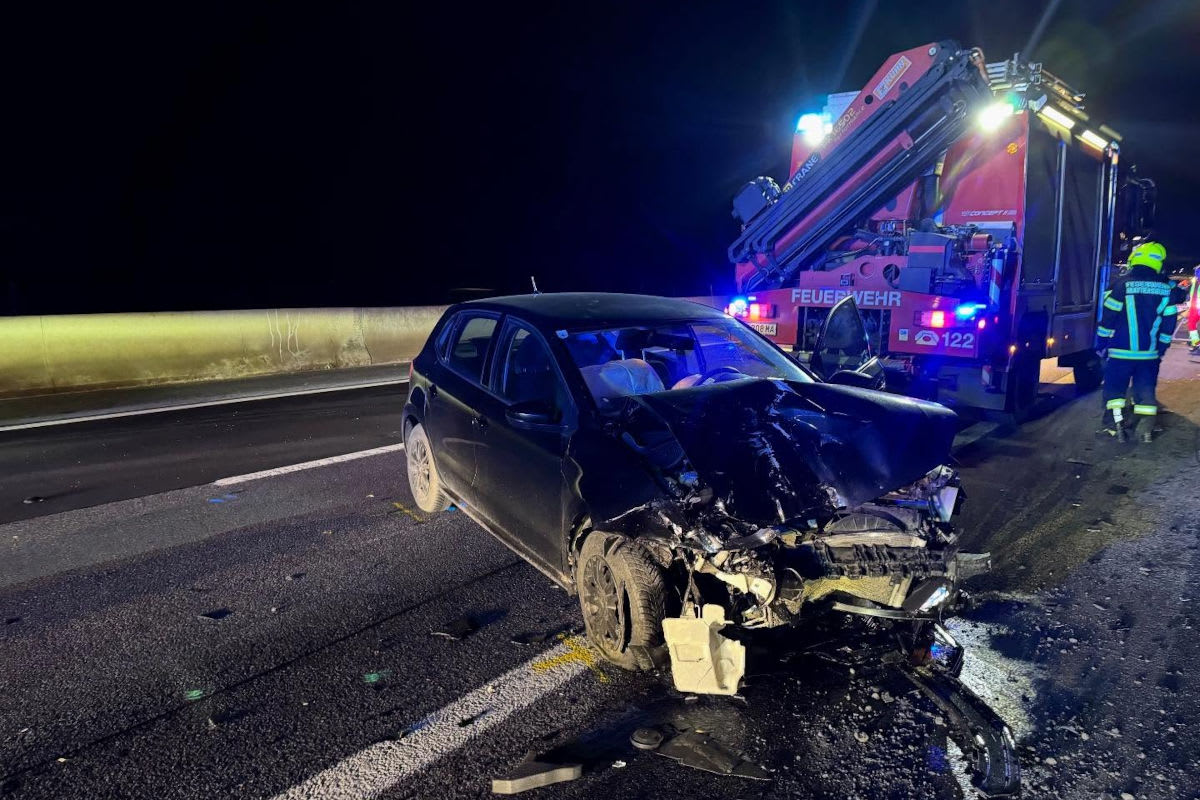 Mattersburg – Zwei Verletzte bei Auffahrunfall