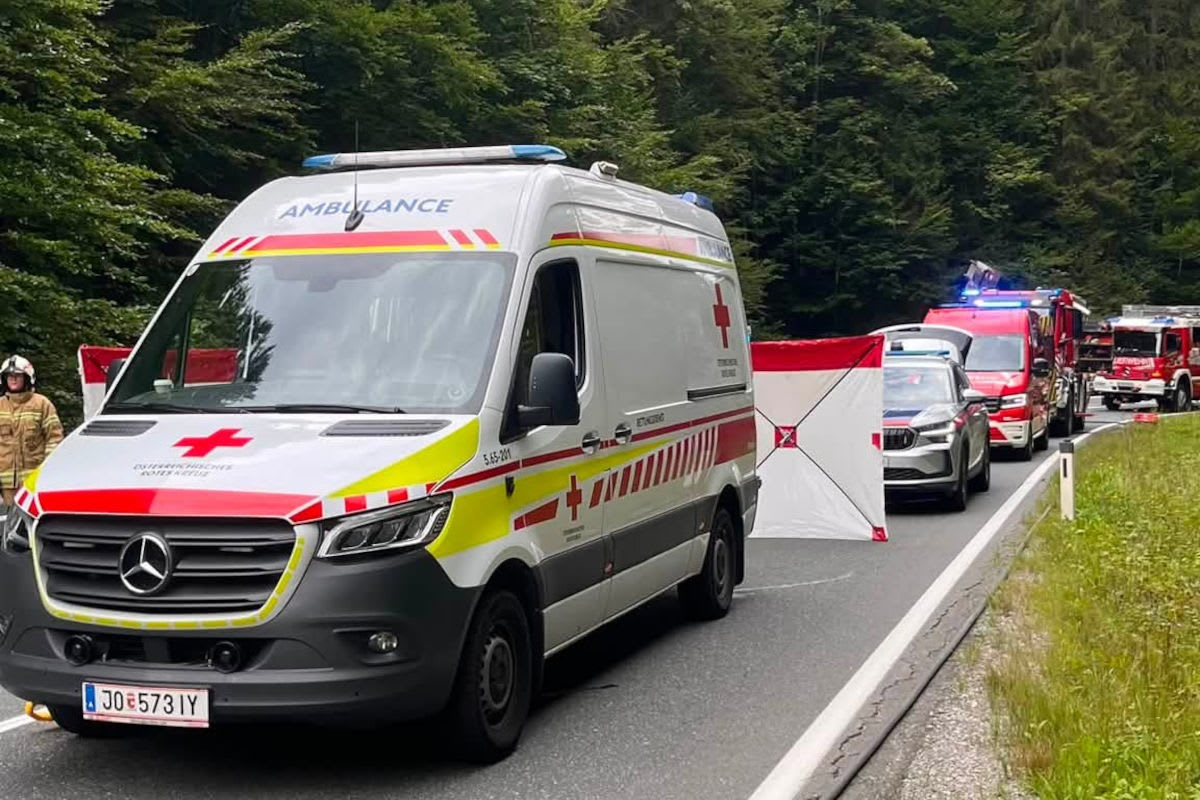 Mühlbach am Hochkönig – Zwei Verletzte bei Unfall mit Motorrad