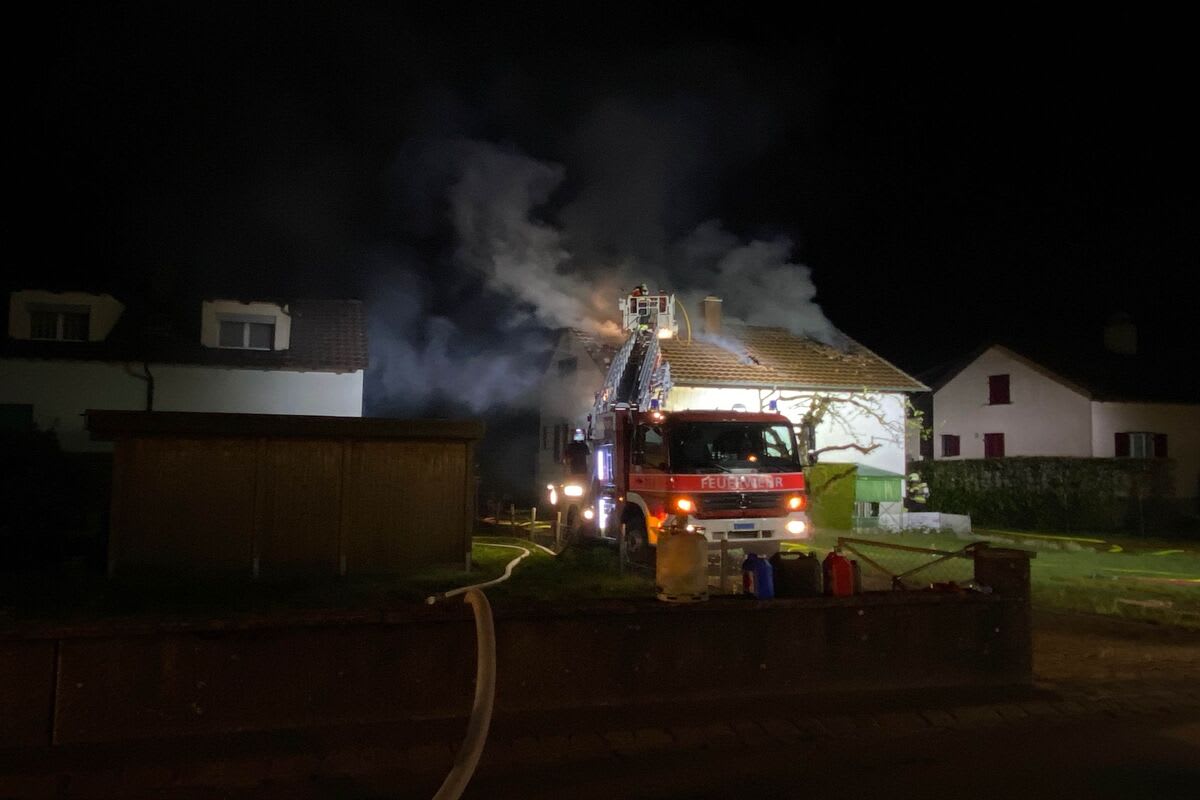 Tödlicher Brand in Einfamilienhaus in Gunzgen SO - Dritteinwirkung ausgeschlossen