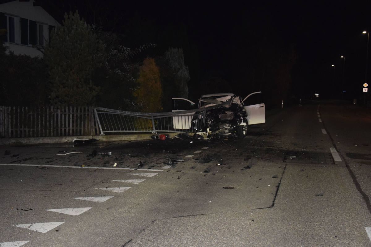 Kestenholz SO – Eine Person bei Unfall verletzt