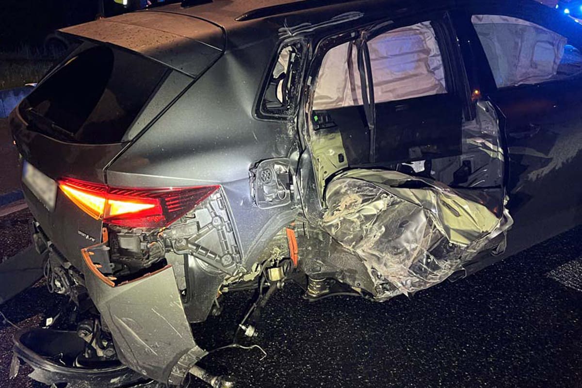 Rommerskirchen – Flucht vor Polizeikontrolle endet mit Unfall