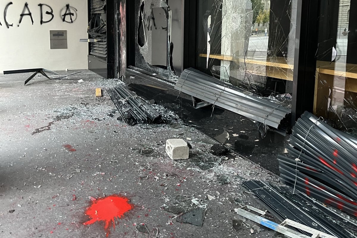 Bern – Fahndung nach Ausschreitungen bei Kundgebung