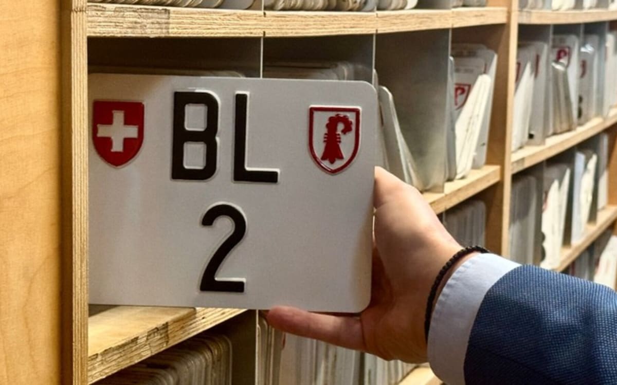 Basel-Landschaft – Kontrollschild BL 2 kommt in die Versteigerung