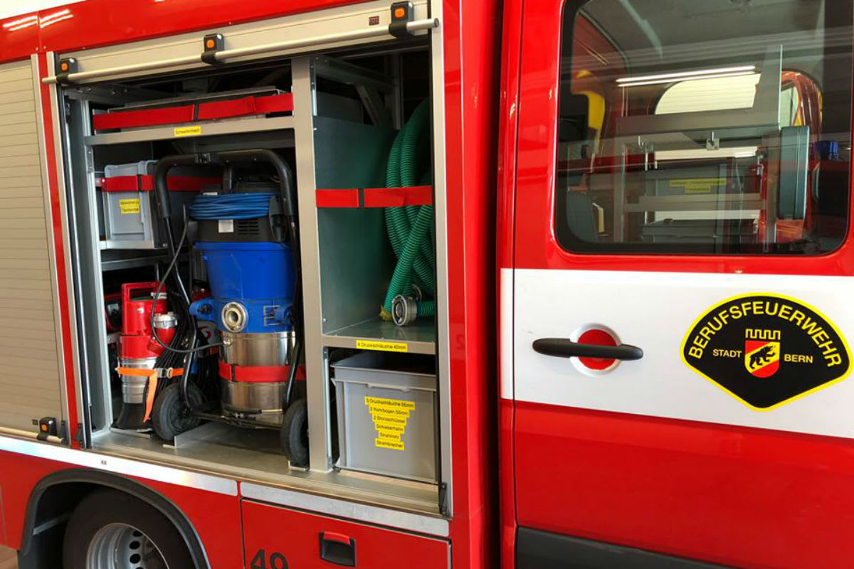 Liebefeld BE – Kellerbrand in Mehrfamilienhaus