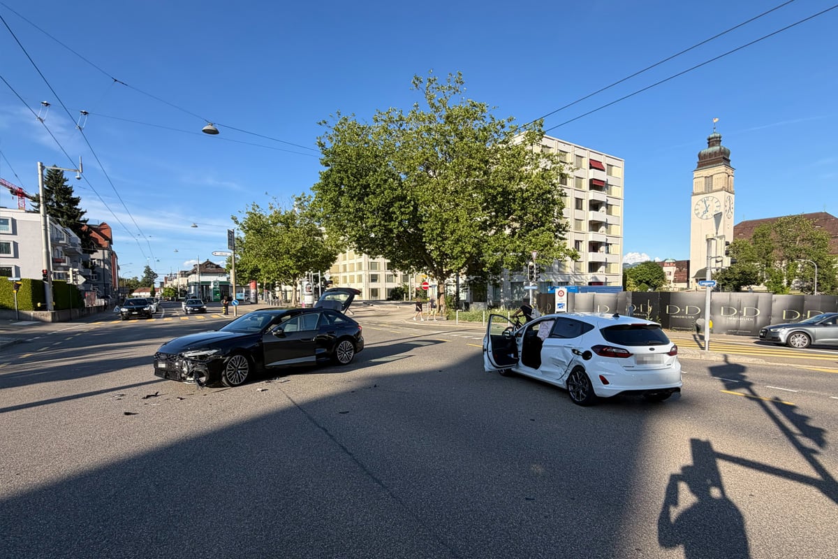 St. Gallen SG – Unfall nach Missachtung der Vorfahrt