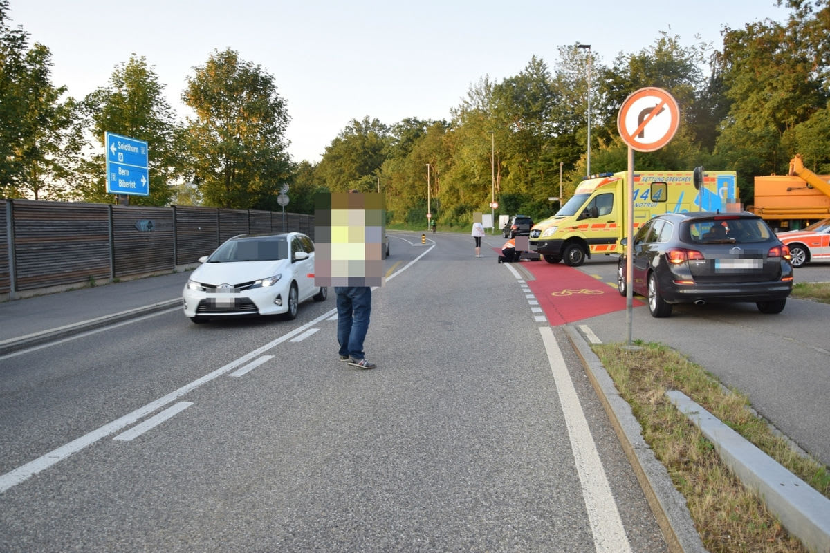 Biberist SO - Automobilist fährt nach Verkehrsunfall weiter (Zeugenaufruf)  