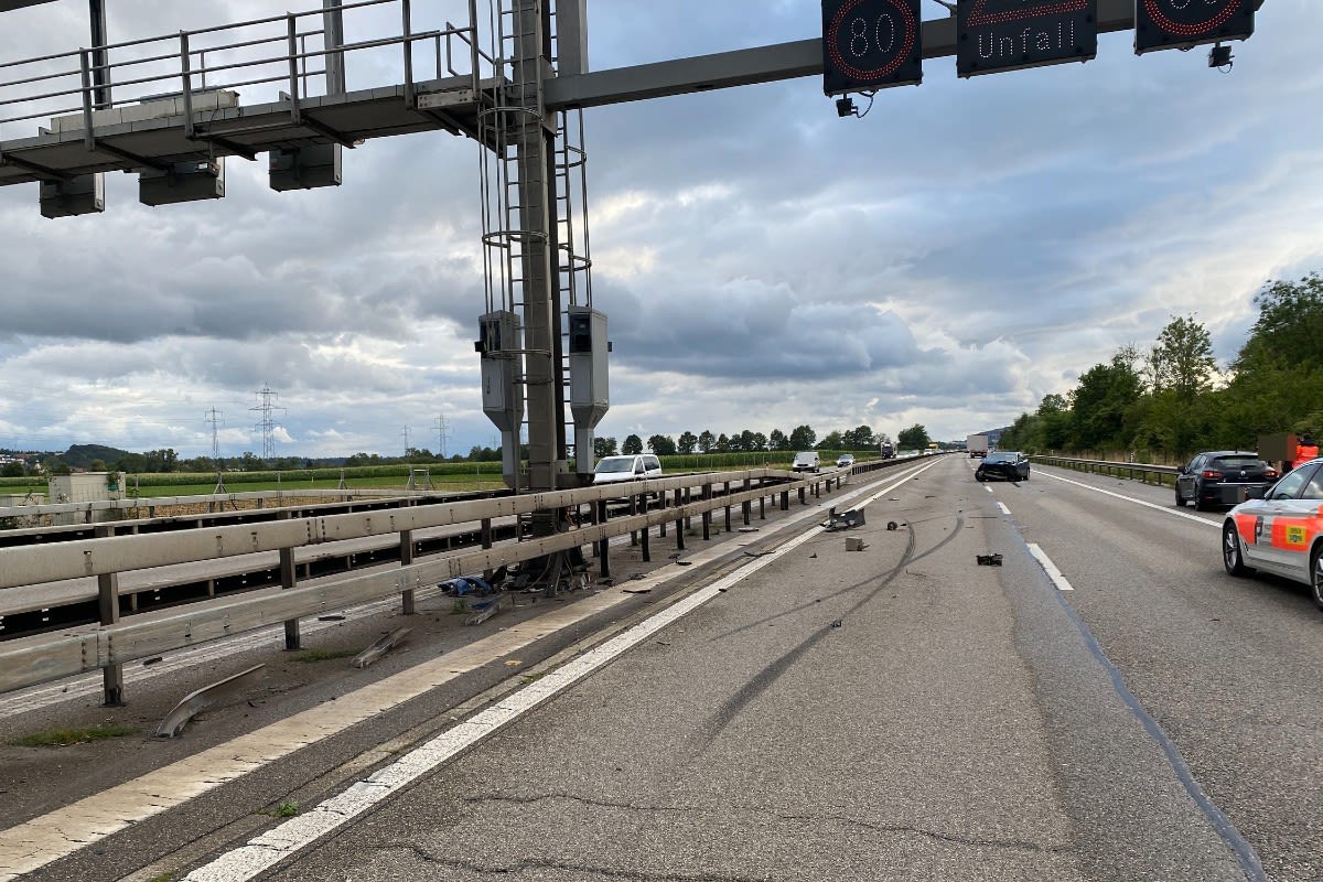 Oberbuchsiten SO - Unfall auf der A1