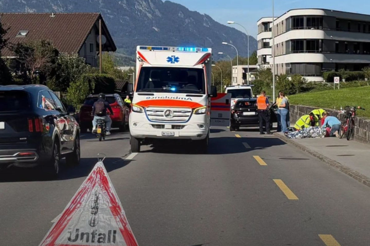 Unfall mit E-Bike in Sachseln OW – Gaffer filmen Einsatzstelle