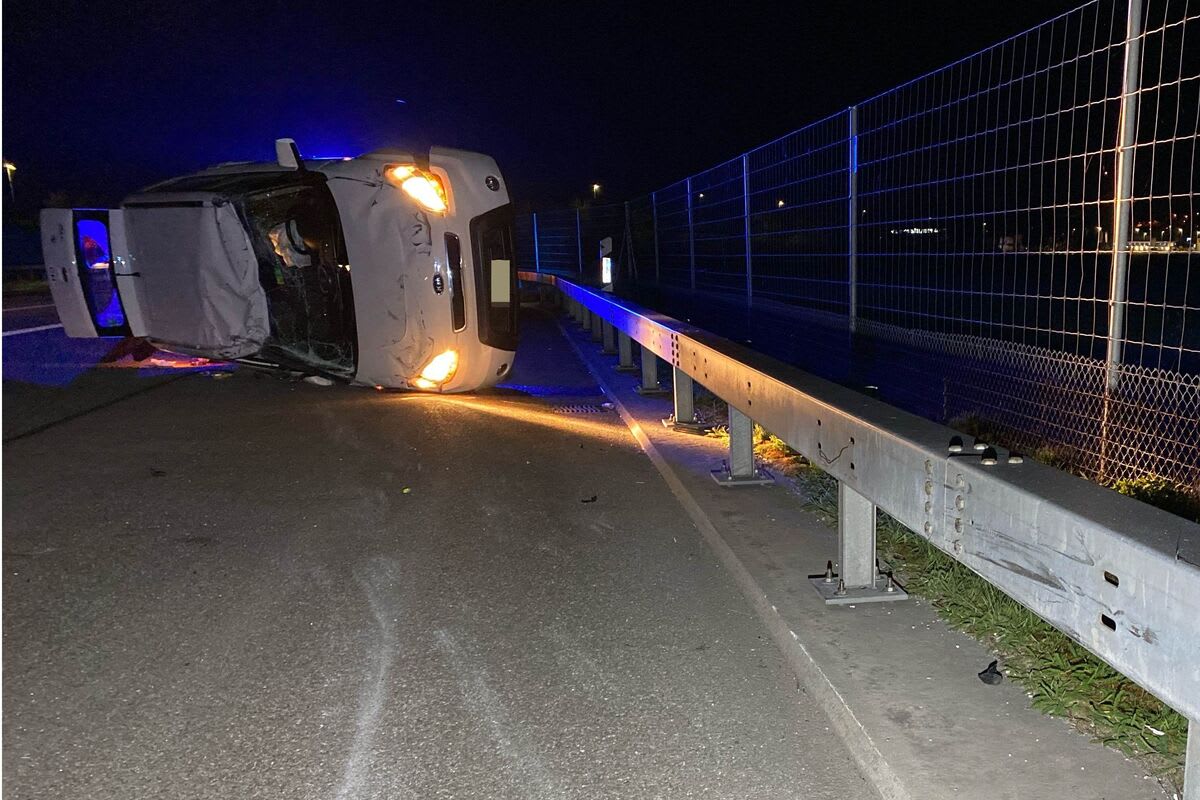 A1 bei Härkingen SO - Auffahrkollision zwischen zwei Autos