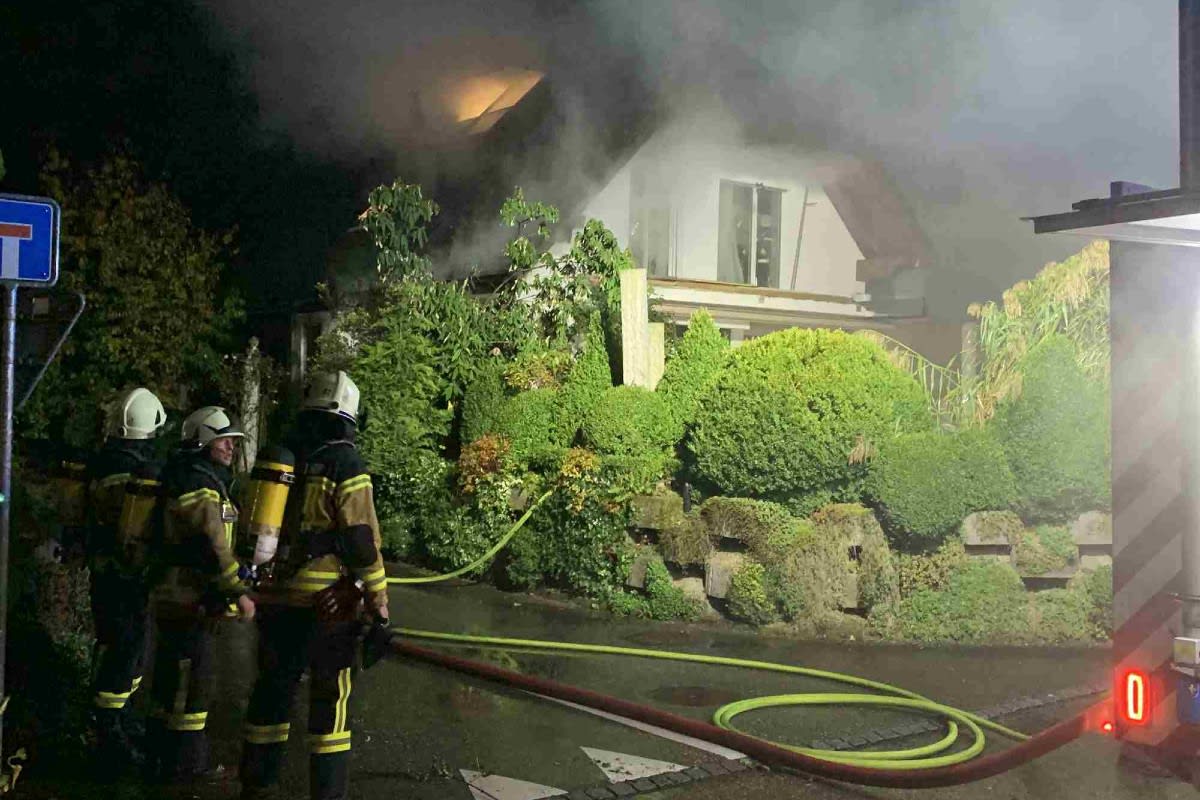 Brand in Wolfwil SO - Einfamilienhaus nach Brand unbewohnbar