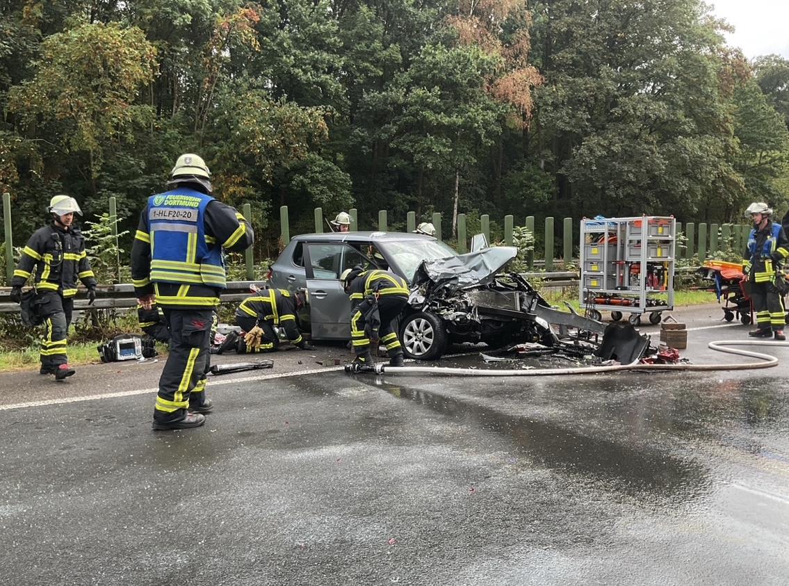 Dortmund – Drei Verletzte nach Unfall von vier Autos