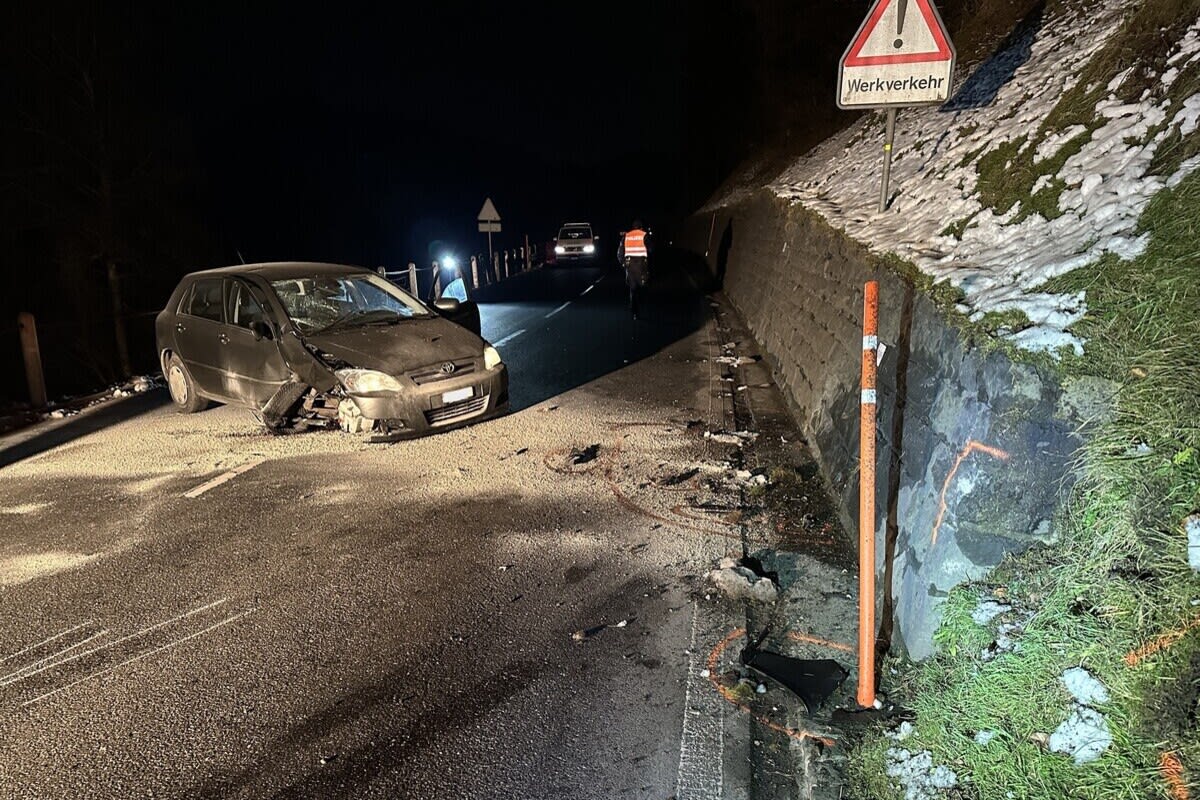 Appenzell AI – Zwei Verkehrsunfälle mit alkoholisierten Lenkern