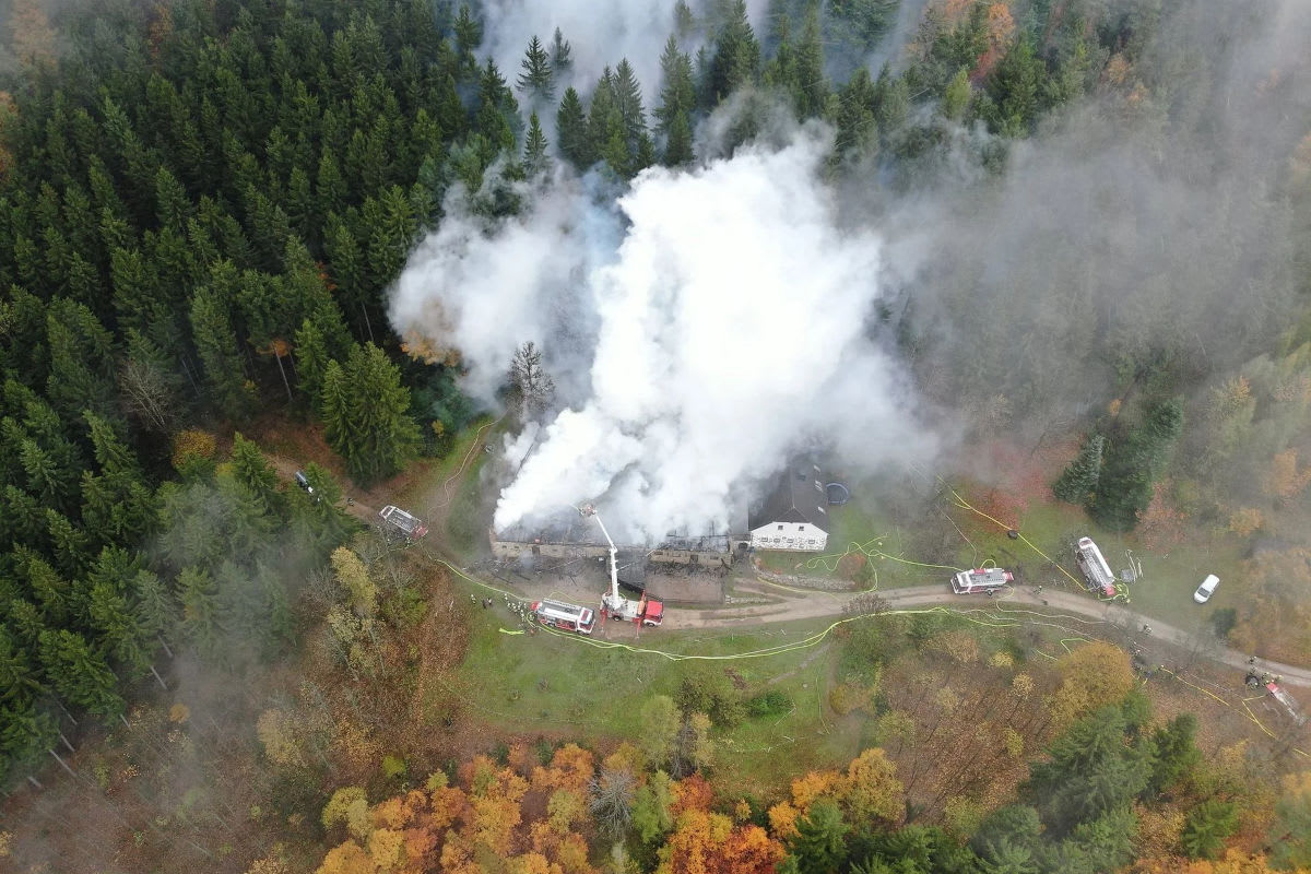 St. Thomas am Blasenstein OÖ – Brand auf Bauernhof