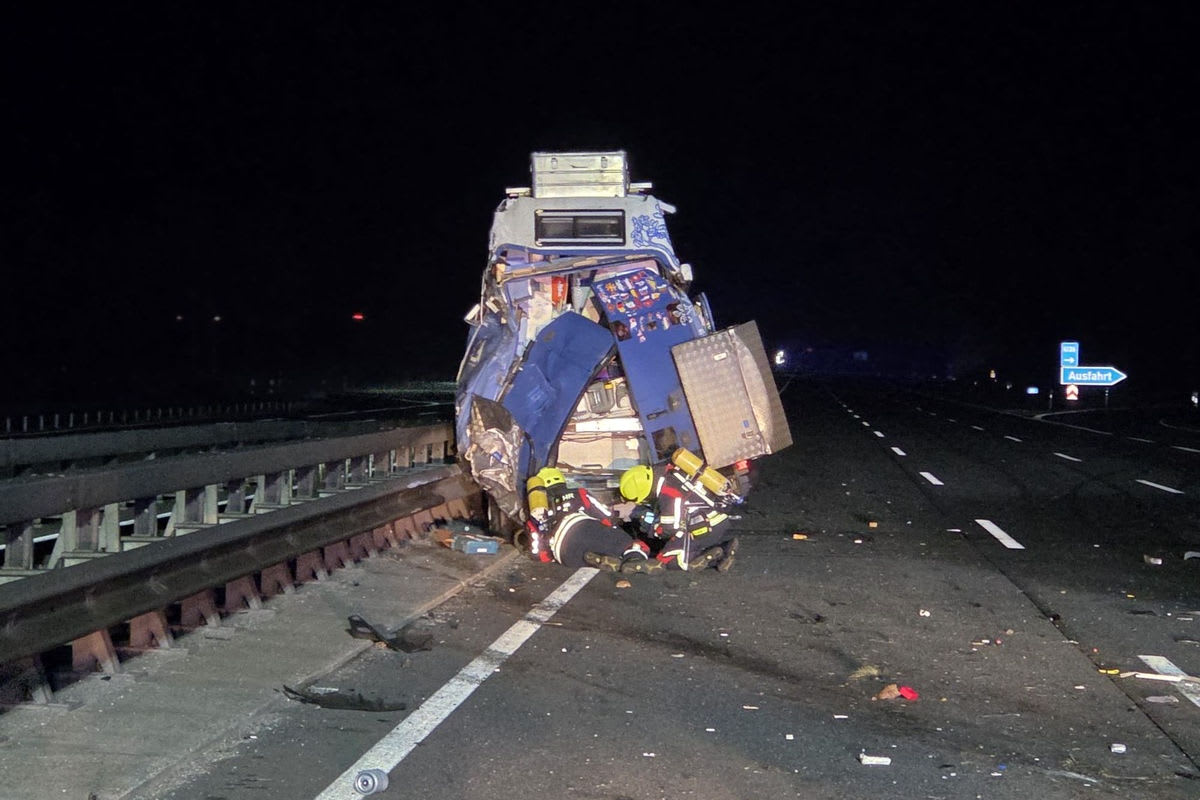 Unfall mit Wohnmobil bei Sottrum – Gasaustritt nach Crash