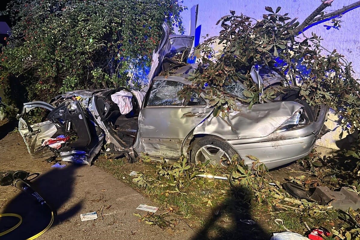 Demmin MV - Schwerer Unfall nach Flucht vor der Polizei