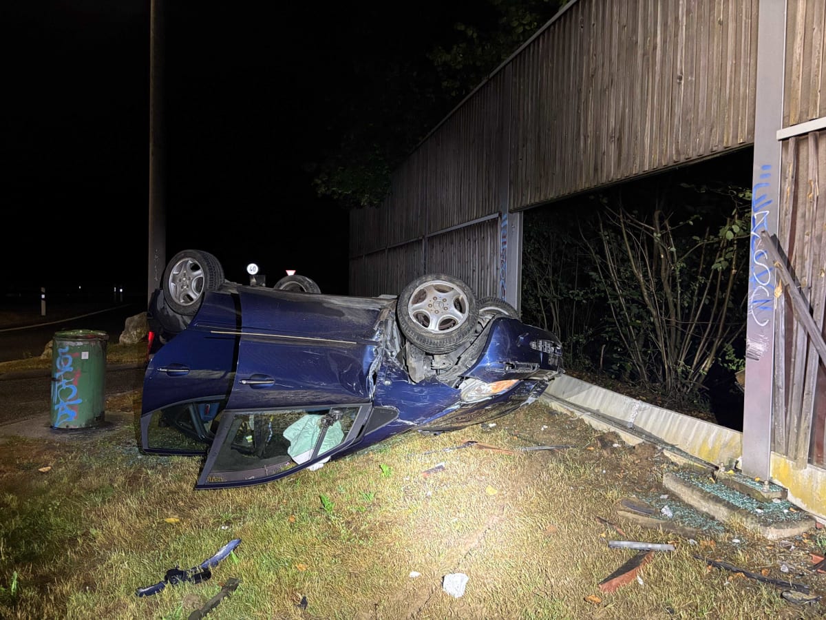 Oftringen AG – Alkoholisiert Unfall verursacht