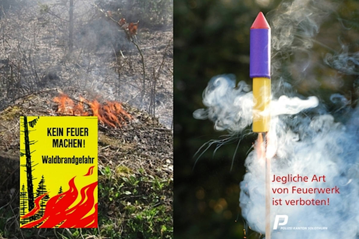 Kanton SO - Absolutes Feuer- und Feuerwerksverbot