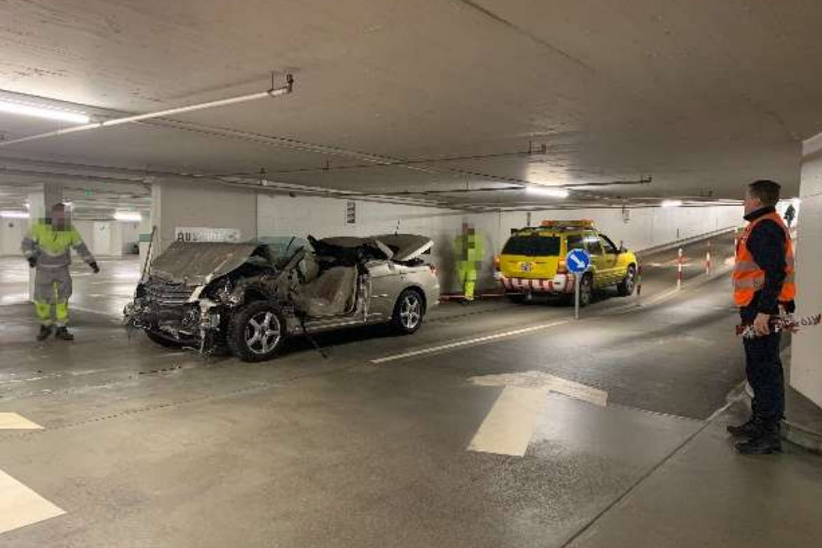 Solothurn SO – Automobilist bei Unfall in Parkhaus schwer verletzt