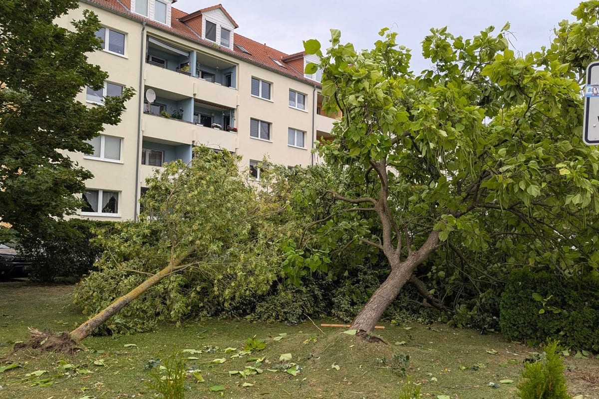 Fürstenwalde – Drei Verletzte und schwere Schäden durch Tornado