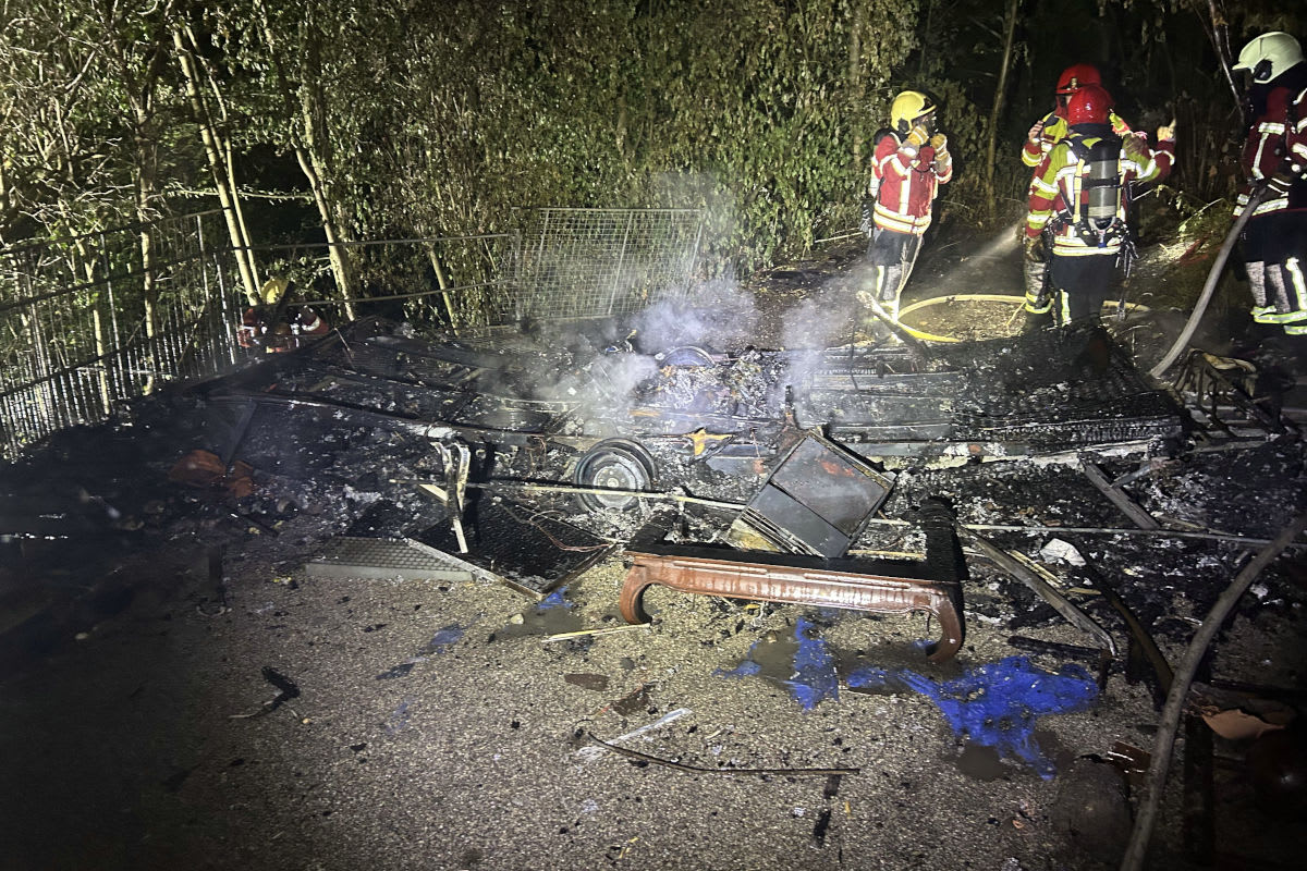 Möhlin AG – Brand zerstört Wohnwagen auf Campingplatz