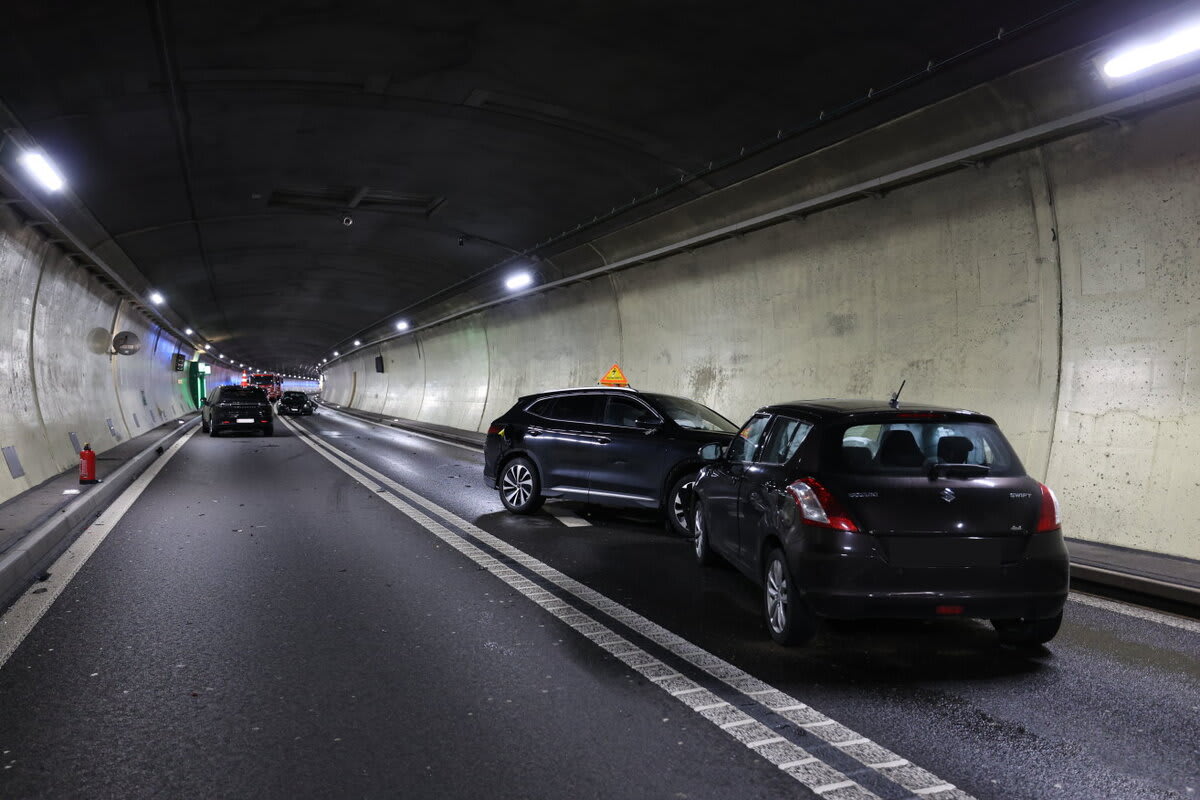 Unfall im Mont-Russelin-Tunnel nach Geisterfahrt