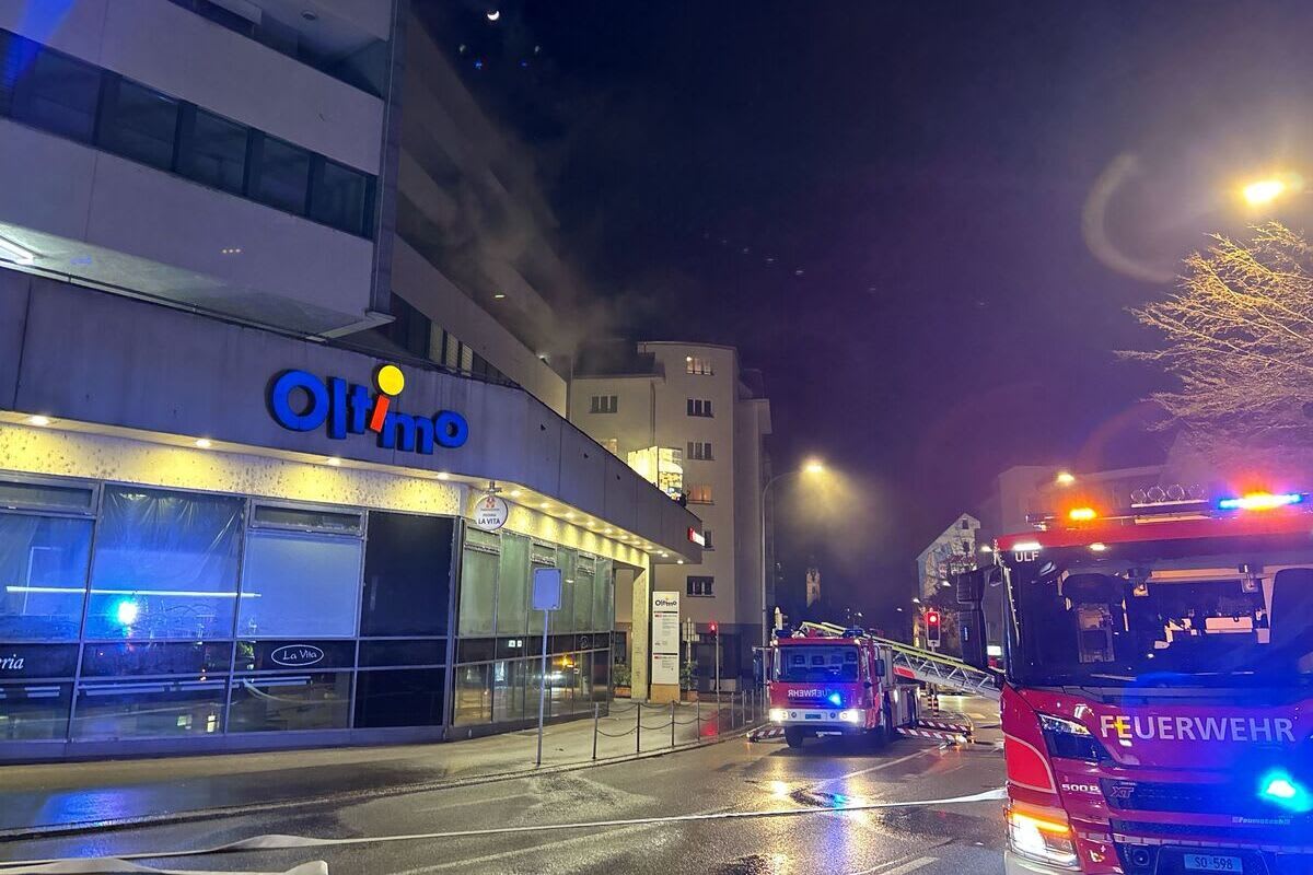 Olten SO – Brand in Mehrfamilienhaus